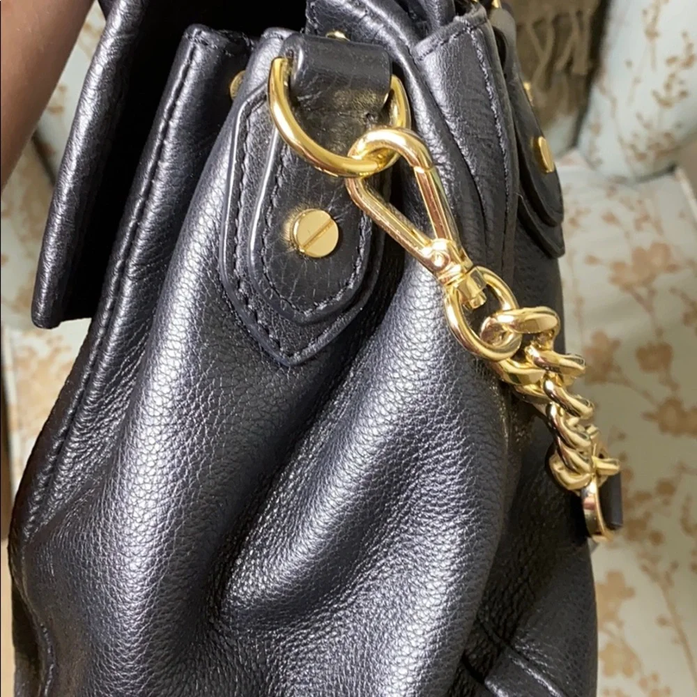Michael Kors Black Leather Purse